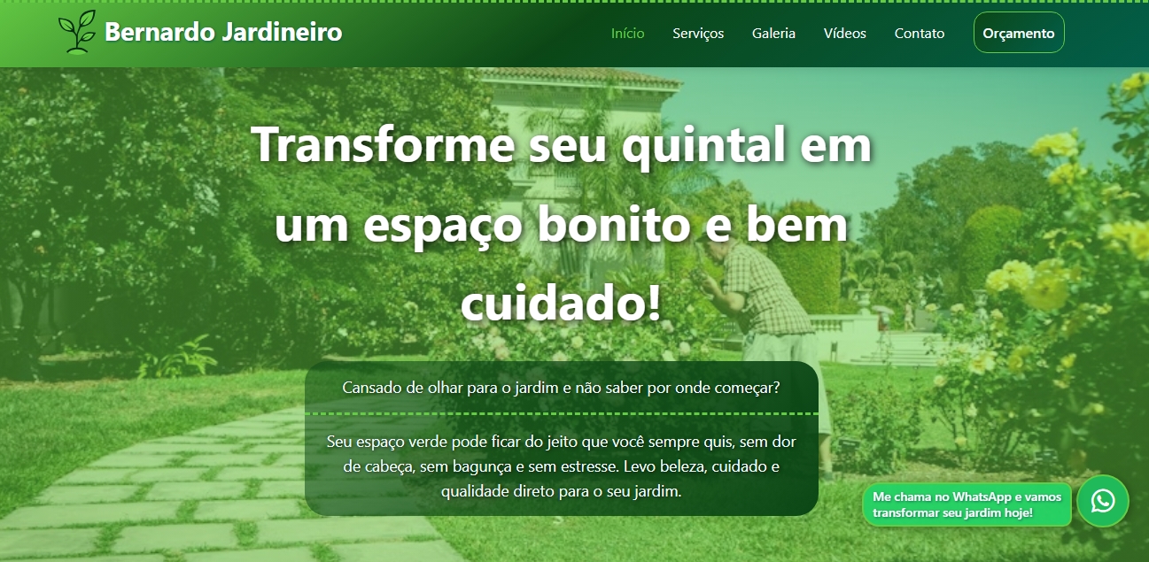 Projeto Bernardo Jardineiro